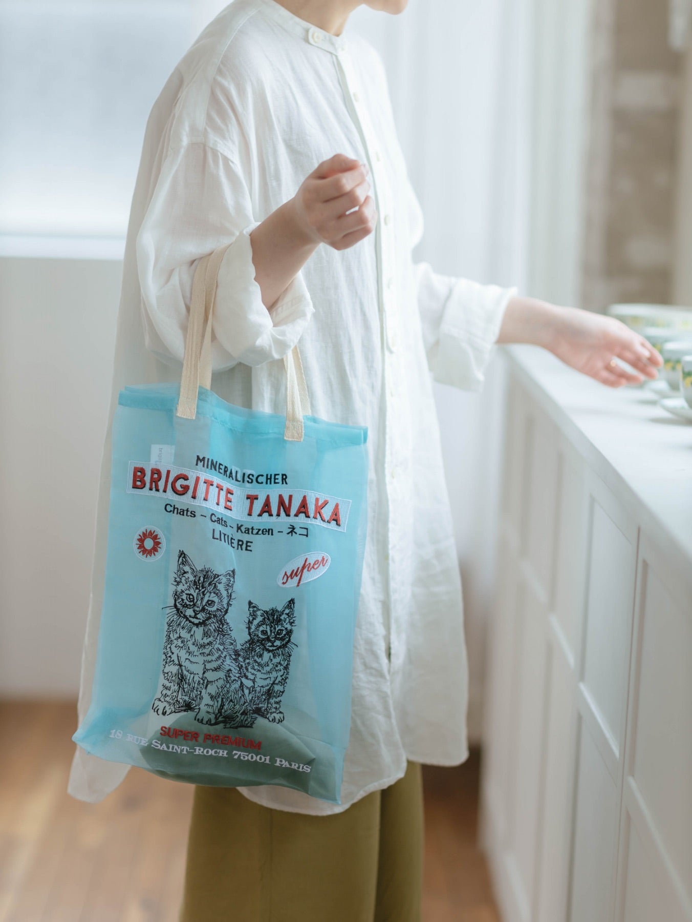 Brigitte Tanaka バッグ／Chat Bleu Menthe｜バッグ｜オルネ ド
