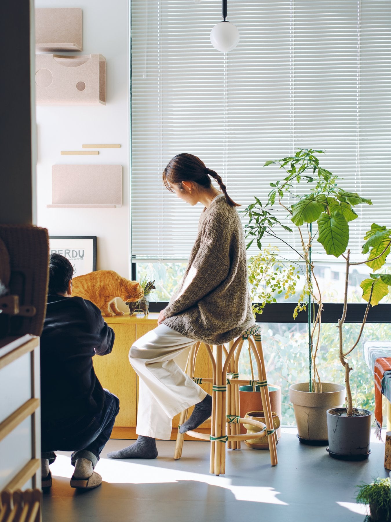 受注販売】オリジナル・ラタンビストロスツール｜家具｜オルネ ド