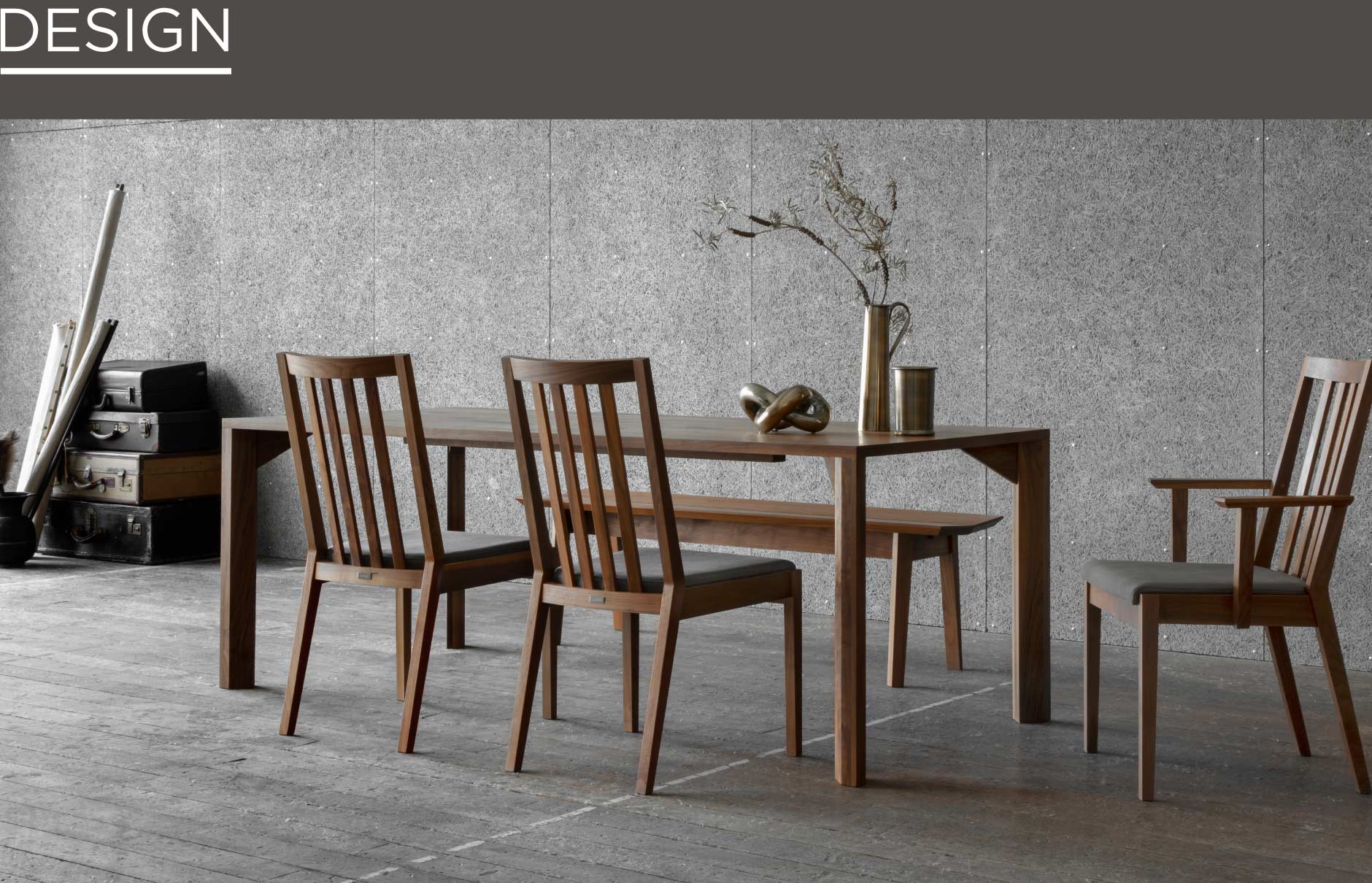 スタイリッシュな4本脚ダイニングテーブル｜SOLID大阪