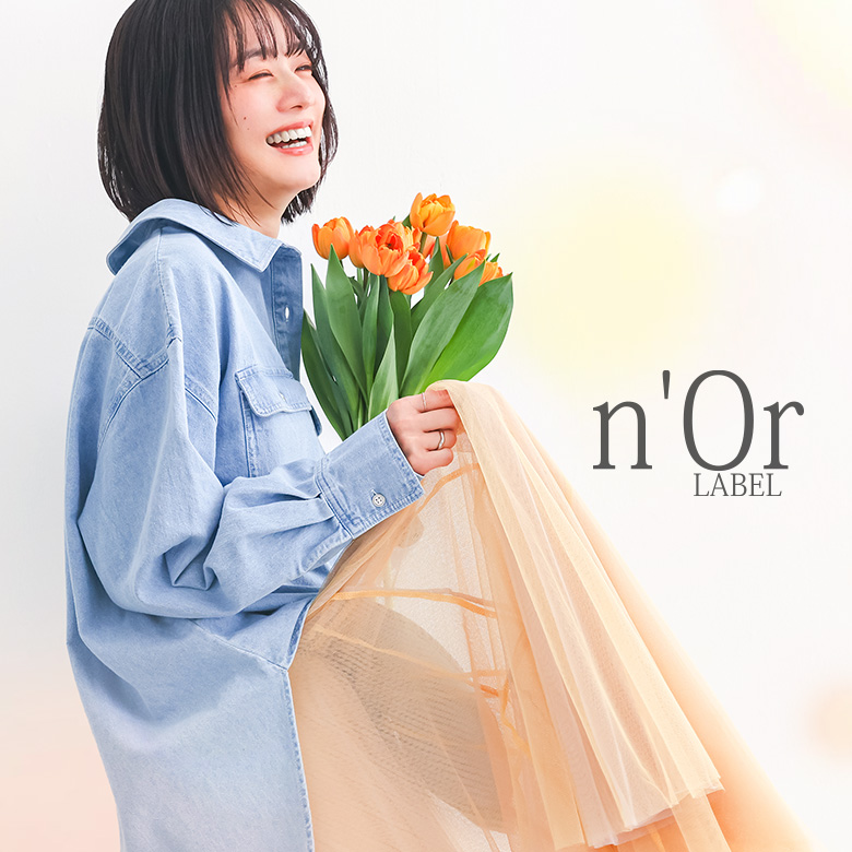 n'OrLABEL汗ジミ防止フレアスリーブTシャツ』