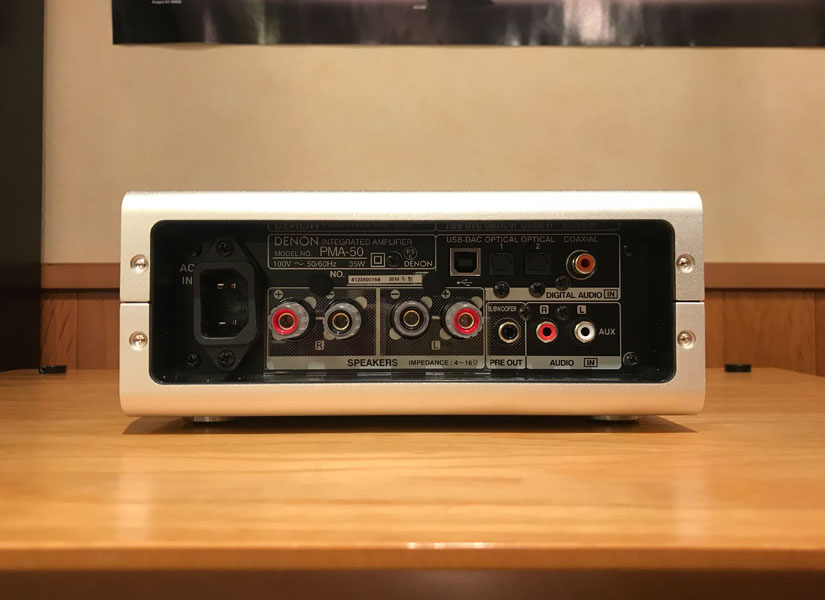 新品開封品】DENONのプリメインアンプ、PMA-50のご紹介です。