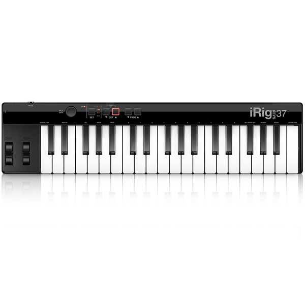 コンパクトなMIDI鍵盤 iRig KEYS 37 のご紹介です。