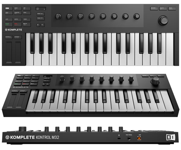 KOMPLETE KONTROL M32！NATIVE INSTRUMENTSよりソフト・音源が