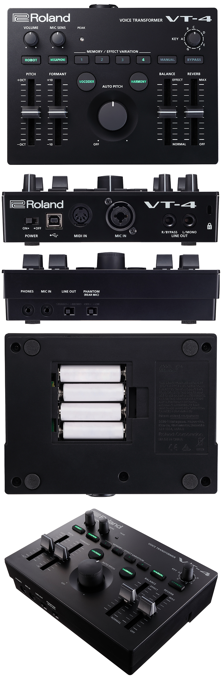 アウトレット特価品】ROLAND-AIRA VT-4 Voice Transformer