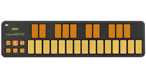 KORGのMIDIコントローラー、nanoKEY2 ORGR のご紹介です。
