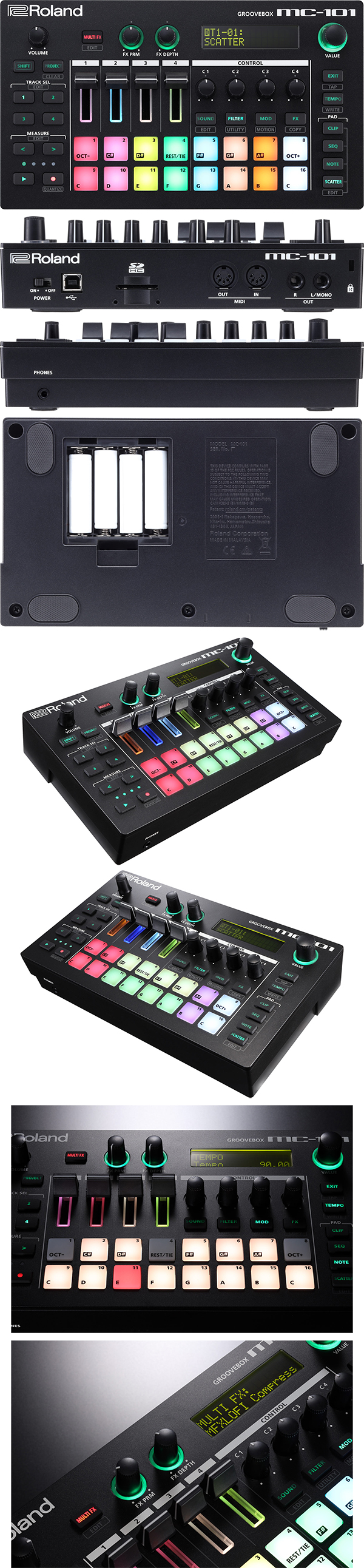 コンパクト・サイズ、壮大なグルーヴ、MC-101！