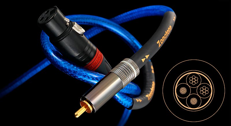 Zonotone/RCAケーブル/6NAC-Granster 3000α RCA -DJ機材アナログ