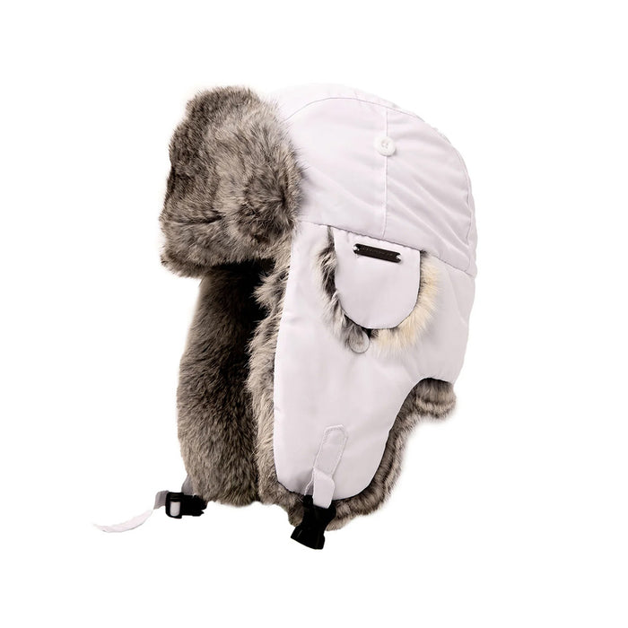 Crown Cap Taslan Rabbit Fur Aviator Hat — Winnipeg Outfitters