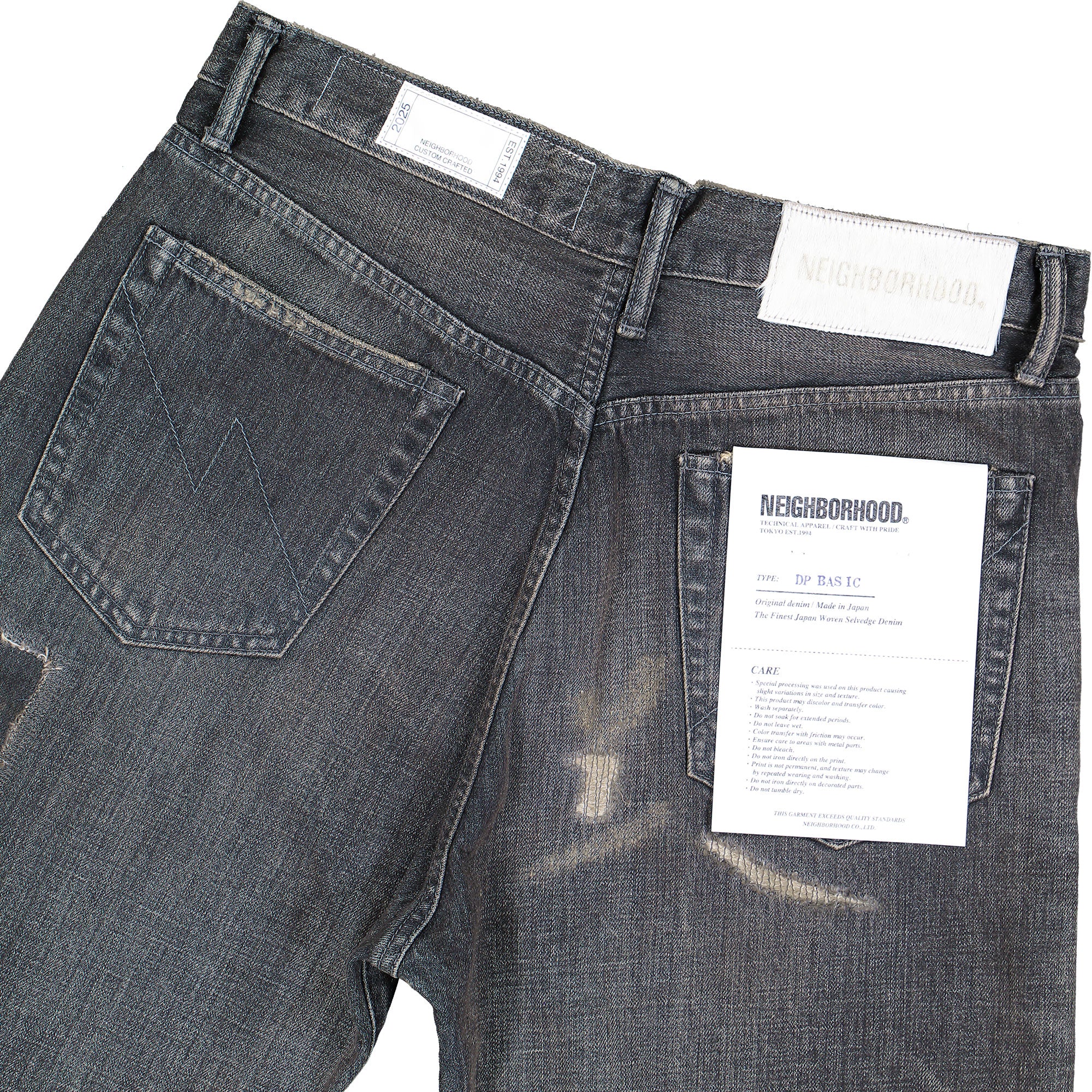 Neighborhood Savage Denim DP Basic Pants 252XBNH-PTM08 / Black