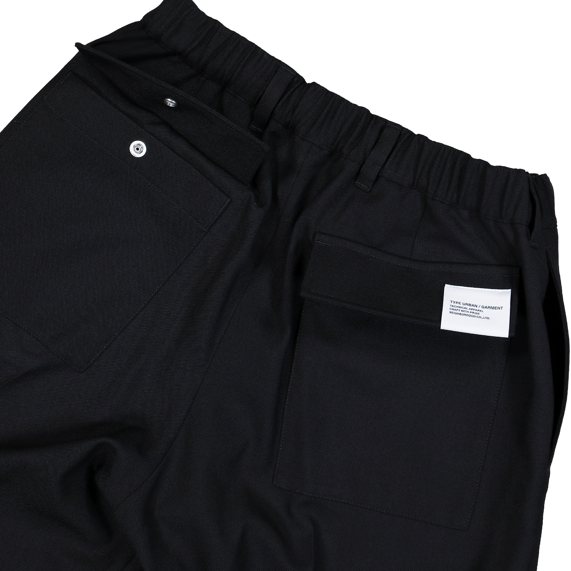 Neighborhood Tapered Silhouette Pants 252ZAHN-PTM03 / Black | OVERKILL