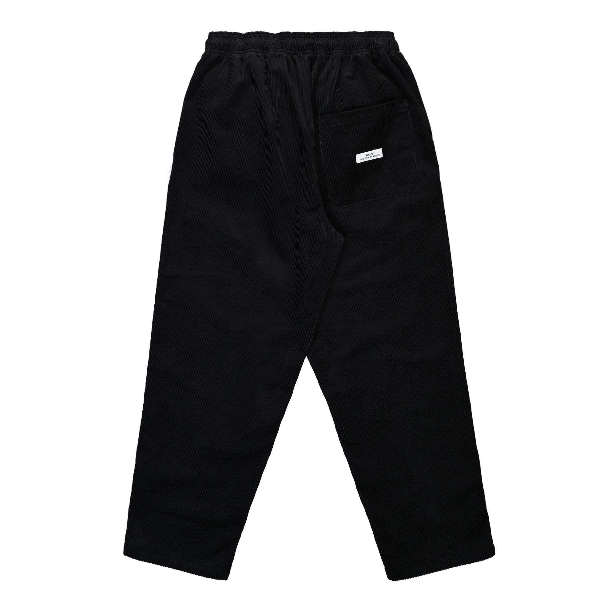 WTAPS SDDT2003 / Trousers / Cotton. Corduroy 242TQDT-PTM05 / Black