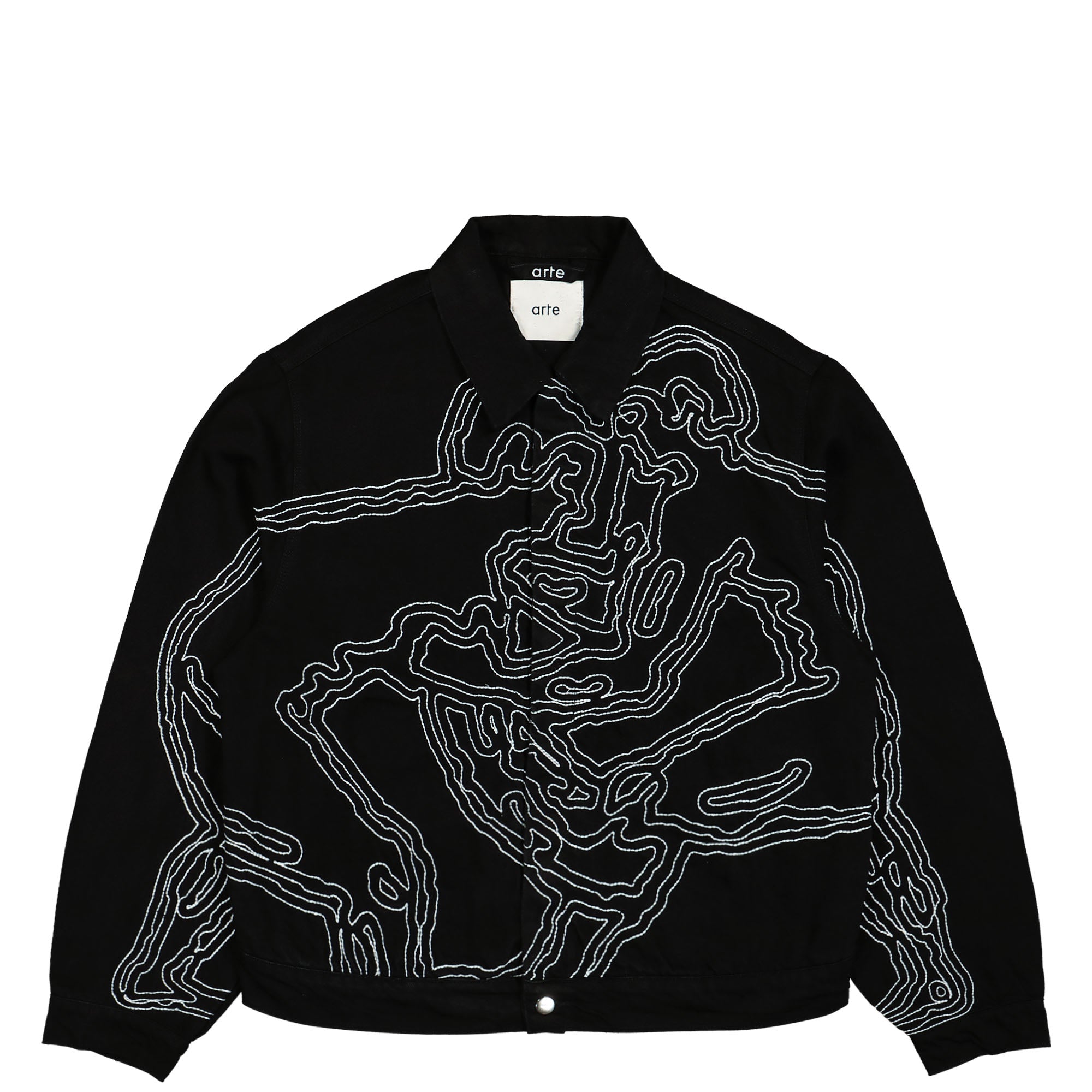 Arte Antwerp Jones Fighter Jacket SS24-078J / Black | OVERKILL