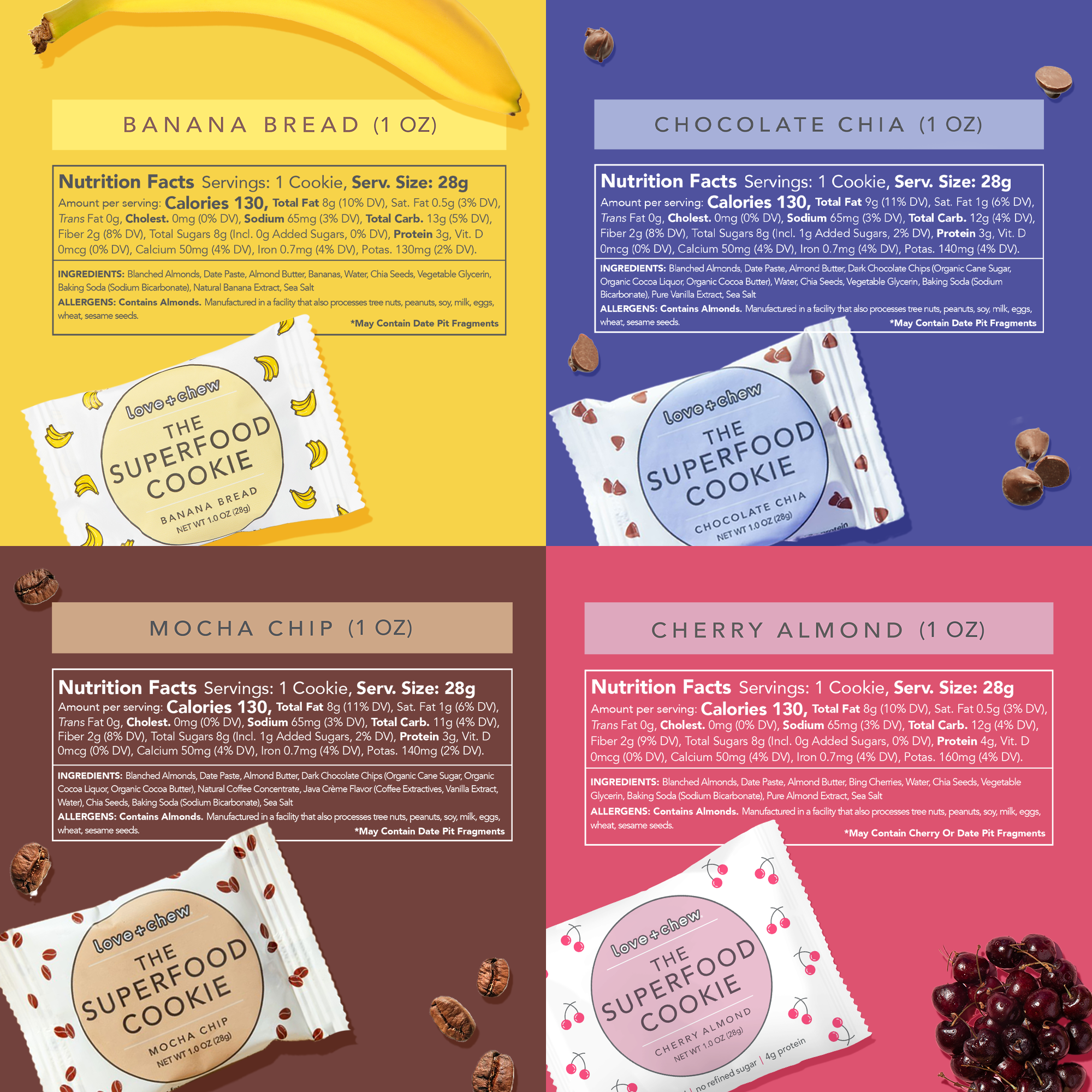 Mini Cookies Variety Pack – Love + Chew