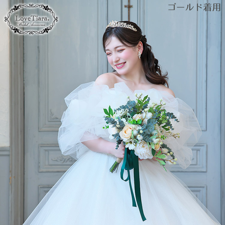 オリヴィアジルコニアティアラ 通信販売ブライダルウェディング通販 髪飾り