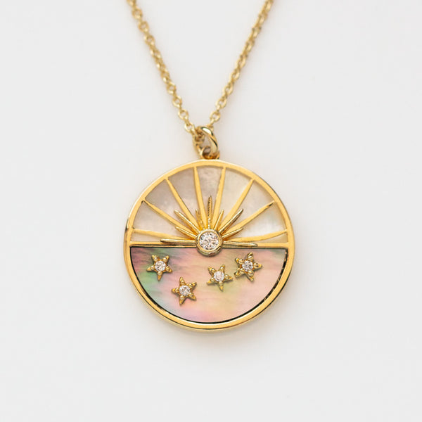 Sun and Star Gold Horizon Necklace | Local Eclectic – local eclectic