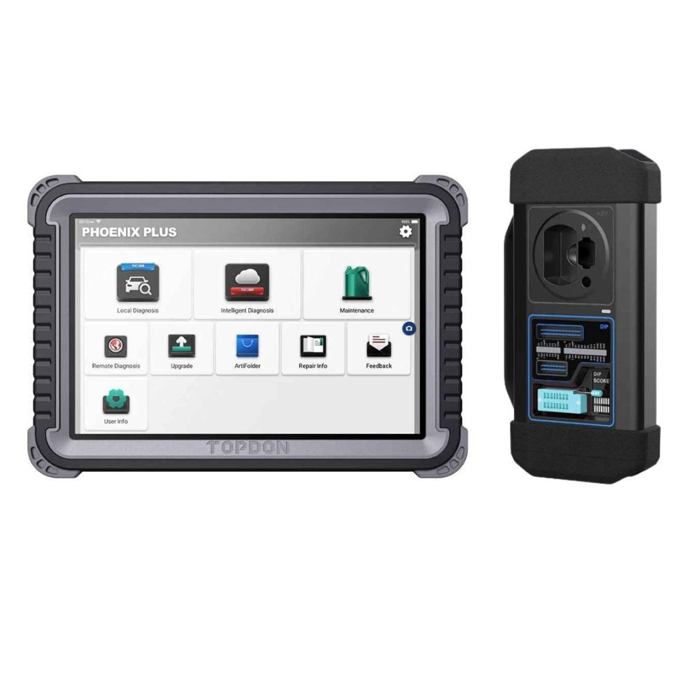 TOPDON PHOENIX PLUS Diagnostic Scanner with T-Ninja Box OBD IMMO