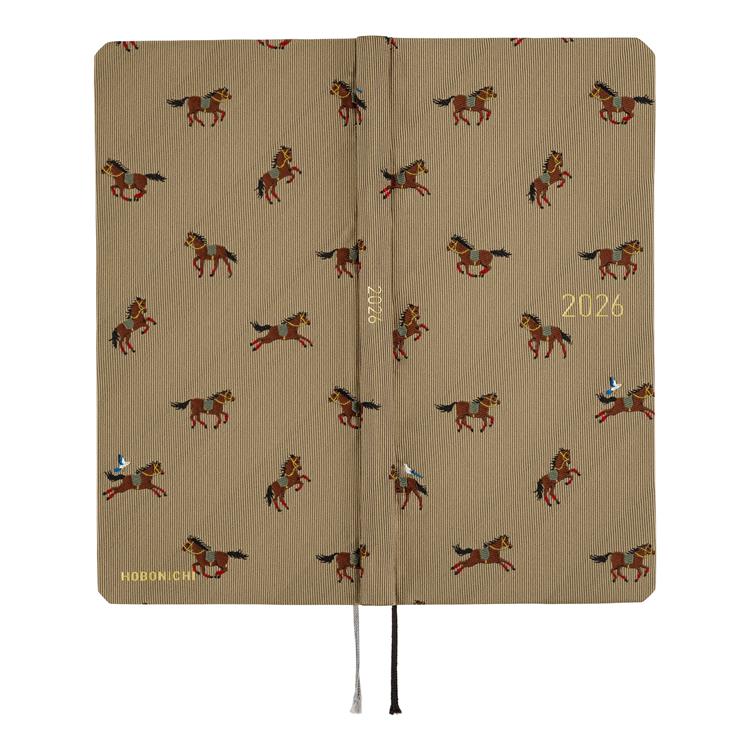 2026年4月始まり weeks タイ＆チーフ 駆ける馬 ほぼ日手帳(駆ける馬