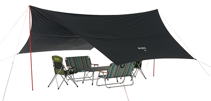 Black UV ヘキサタープセット L-BB|ギア|日/火/風除け|タープ|製品情報