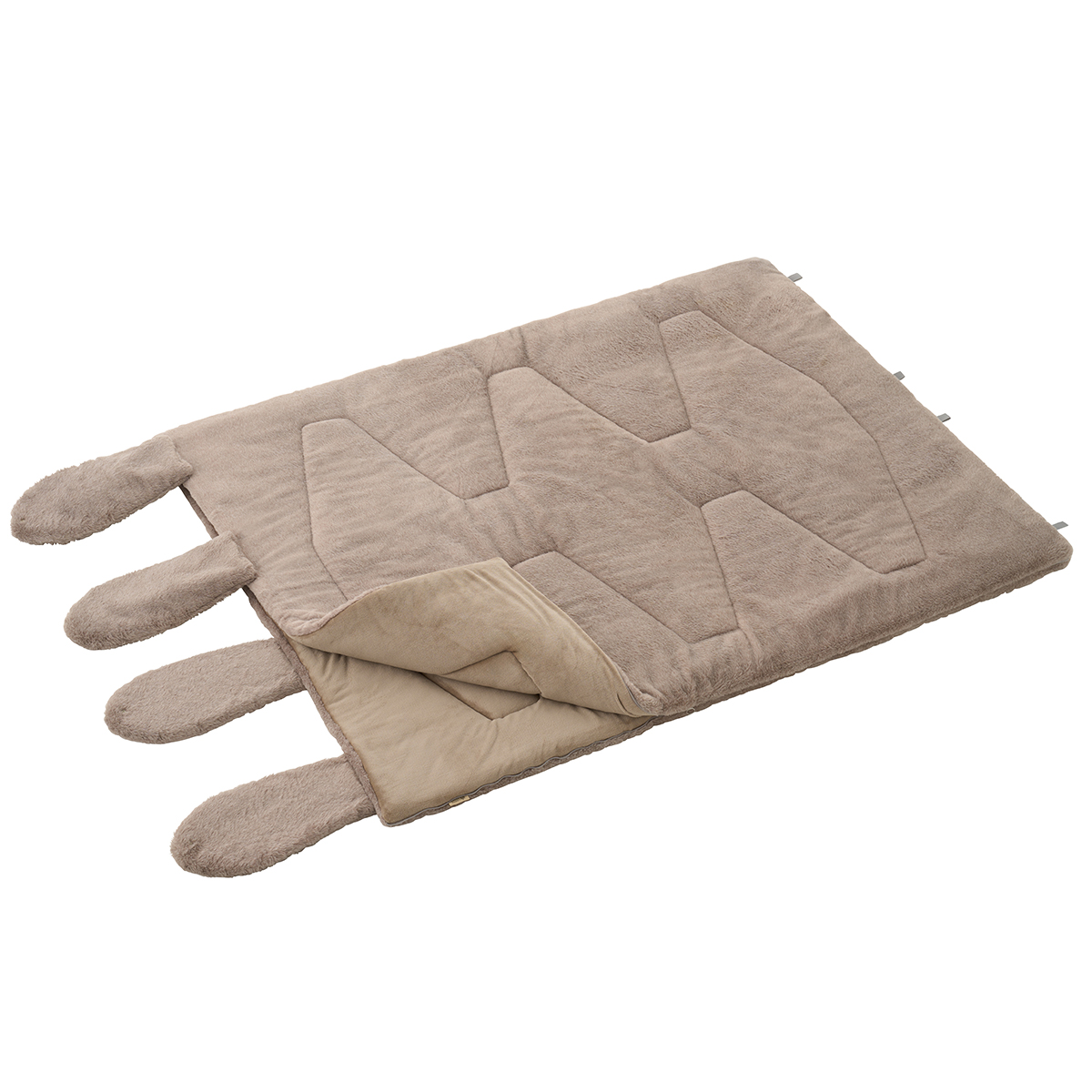 丸洗いラビットファータッチシュラフ・-2（うさみみ付）|ギア|寝具