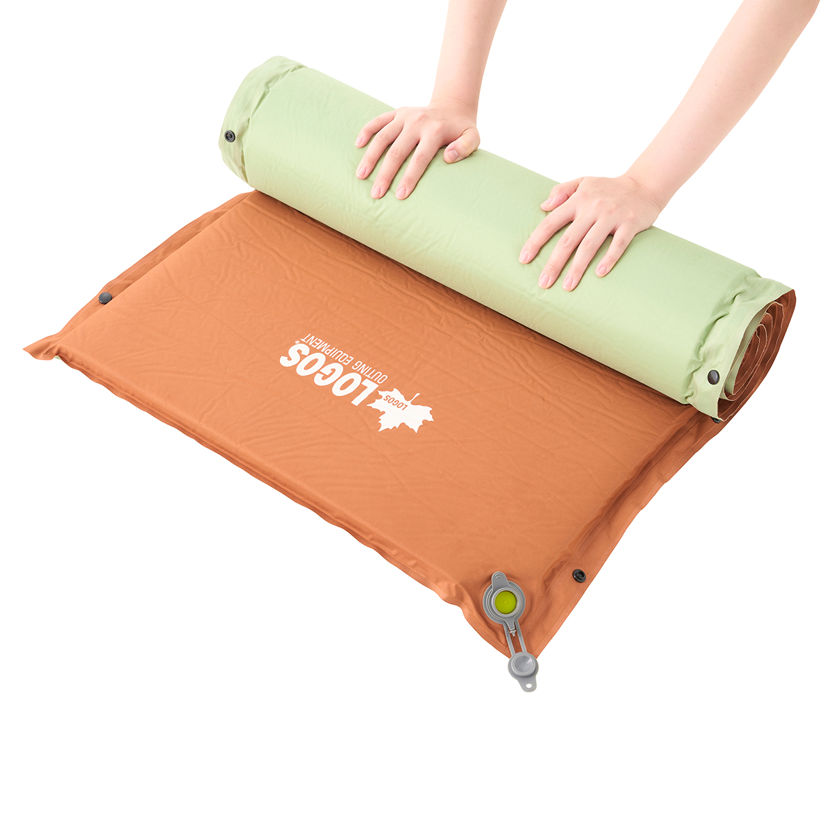 楽ちんバルブ・高密弾力）55セルフインフレートマット・DUO|ギア|寝具