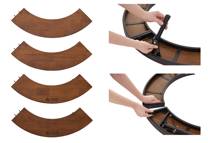 アイアンウッド囲炉裏サークルテーブルL|ギア|家具|テーブル|製品情報