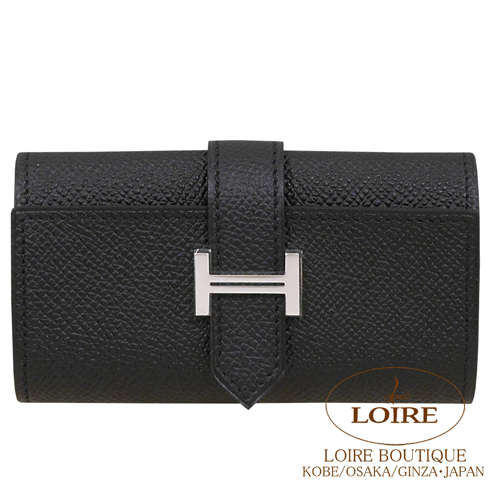 美品✨エルメス HERMES 4連キーケース クロコダイル×べアン 定価35万❣️ エルメス<br>ベアン キーケース 4連<br>クロ<br>エプソン<br>シルバー