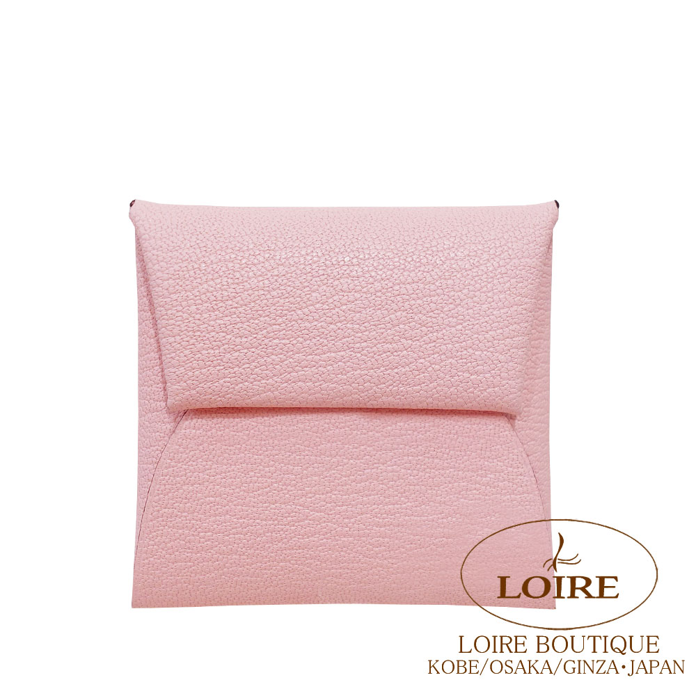 期間限定お値引き【新品未使用】 エルメス バスティア ローズサクラ ケース エルメス<br>バスティア コインケース<br>シェーブル<br>ローズサクラ