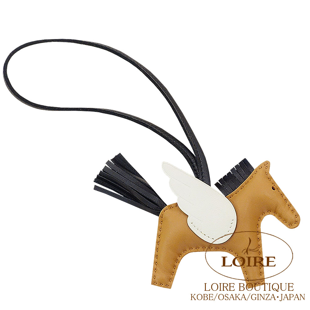 エルメス　 ペガサス　ロデオ　pm チャーム　レア ロデオ チャーム ペガサス PM ソー グリパンタン グレー[H083010CADX