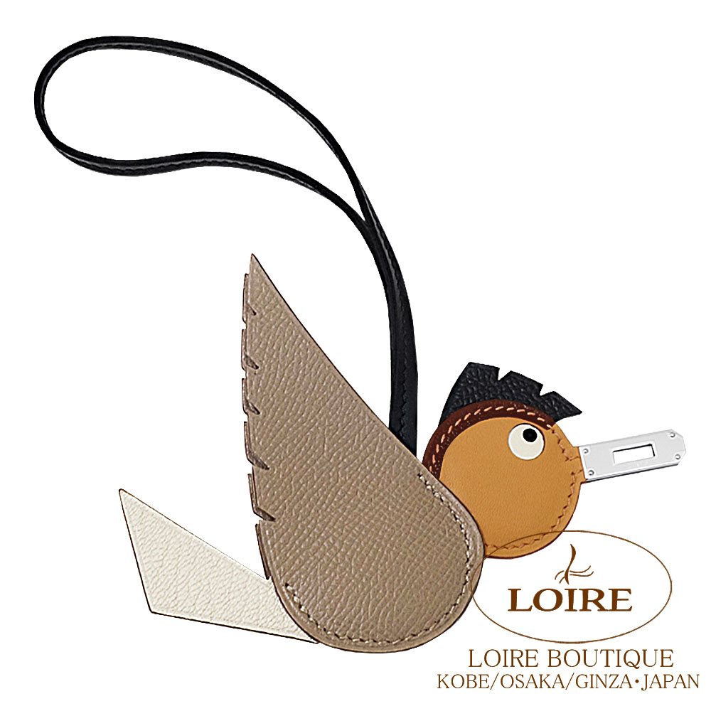 本物保証　新品未使用　エルメス チャームバーディ タッチ 鳥 ソーブラック 黒 HERMES エルメス バッグチャーム バーディ タッチ 鳥 ソーブラック 黒