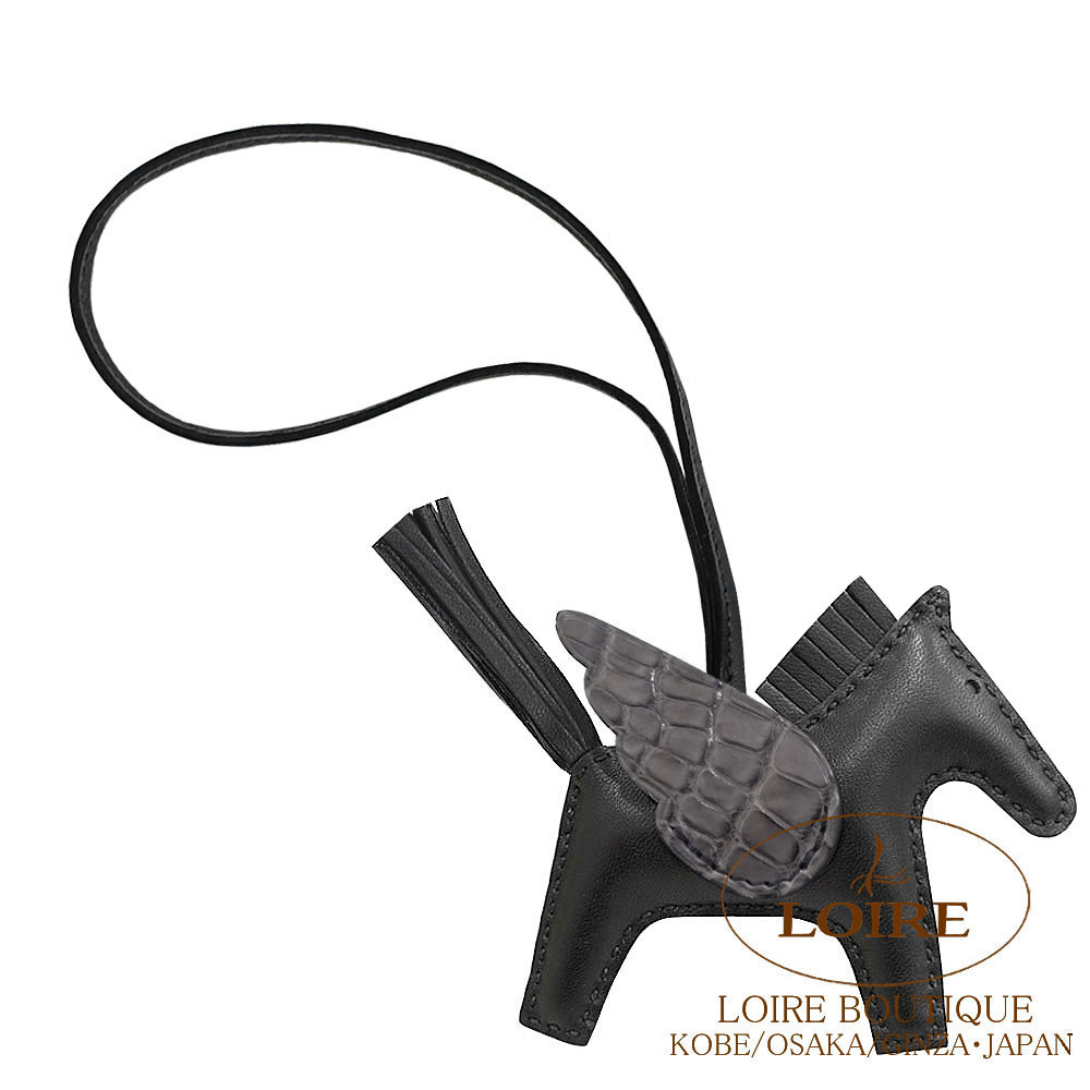 専用激レア　エルメス　ロデオペガサス PM タッチ　クロコHERMES エルメス<br>ロデオ ペガサス PM タッチ<br>チャーム<br>クロ