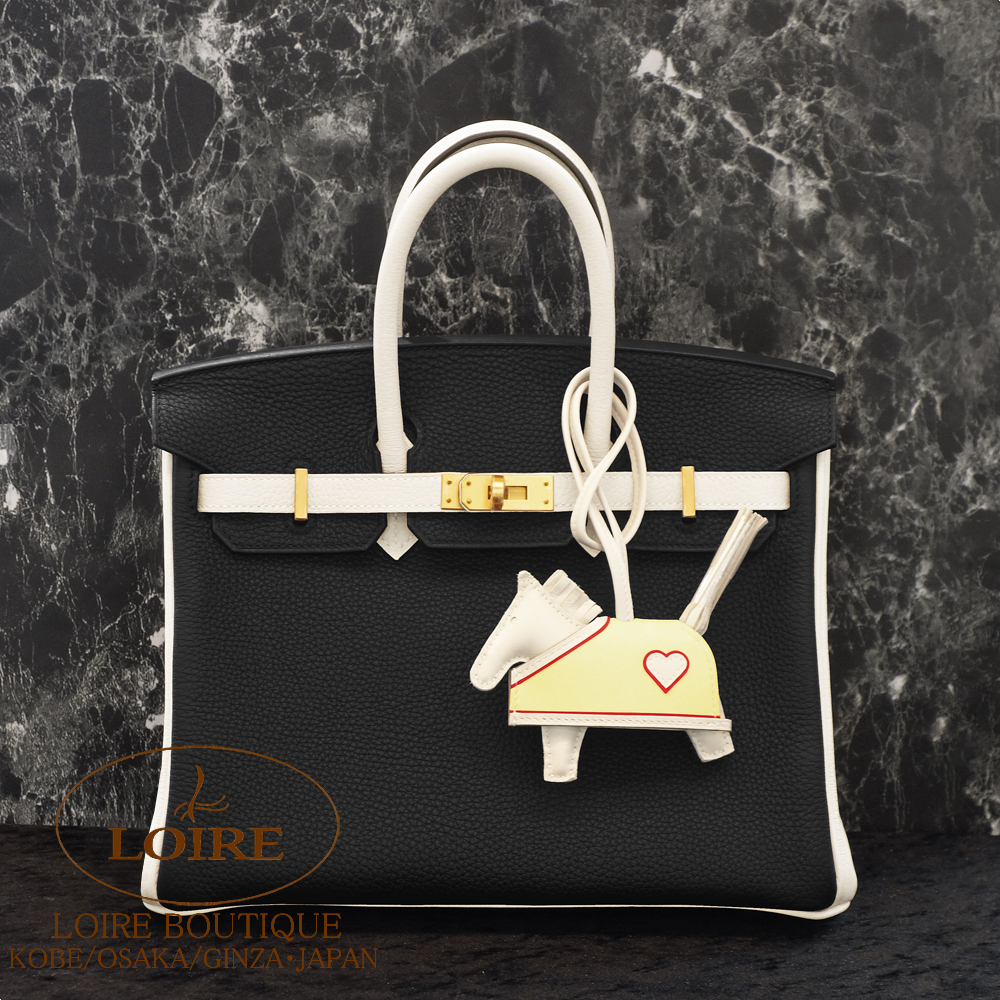 （未使用）エルメス ロベオクール PMクレ/ジョーヌミルトン エルメス<br>ロデオ ロベオクール PM<br>チャーム<br>クレ×ジョーヌ