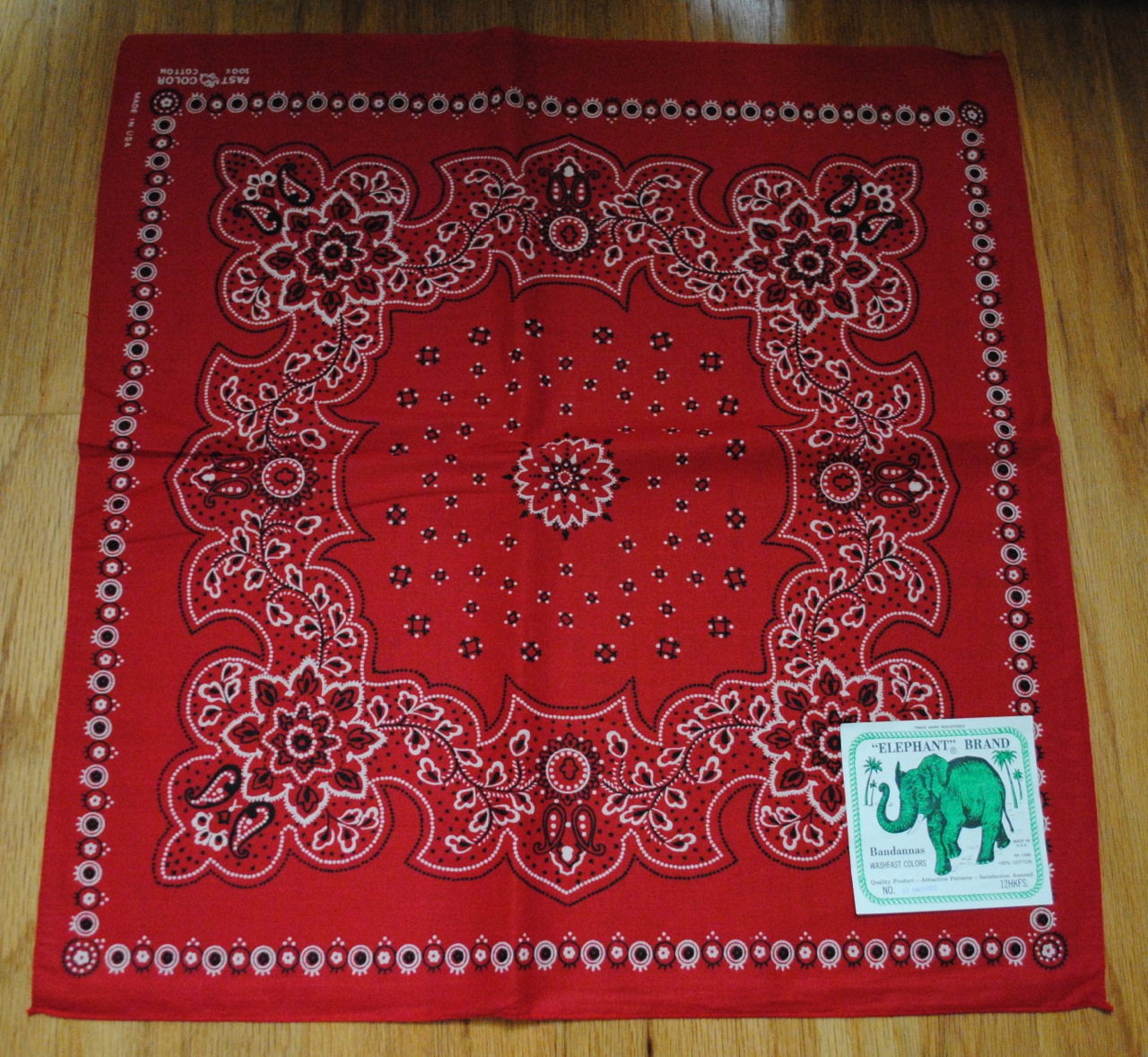 デッドストック エレファントブランド バンダナ 12枚組 | ロングホーン