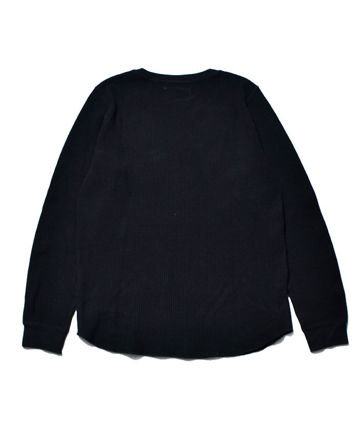 MINEDENIM - × WACKOMARIA Crew Neck Thermal (BLACK) / ワコマリア