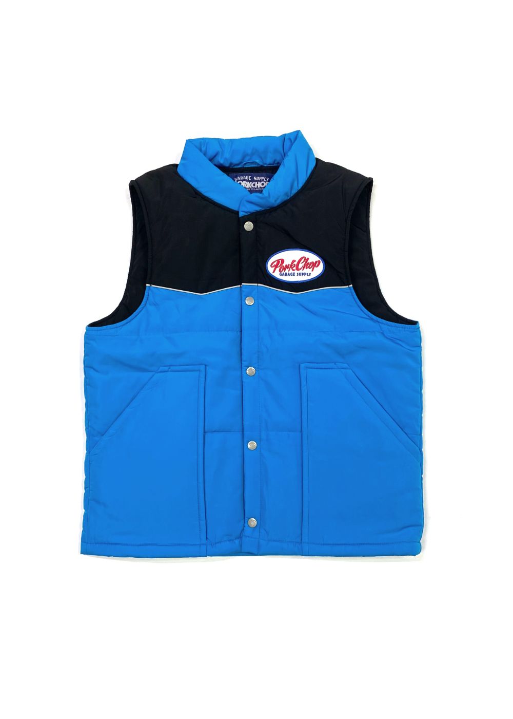 PORKCHOP GARAGE SUPPLY - RACING VEST (BLUE×BLACK) / オリジナル