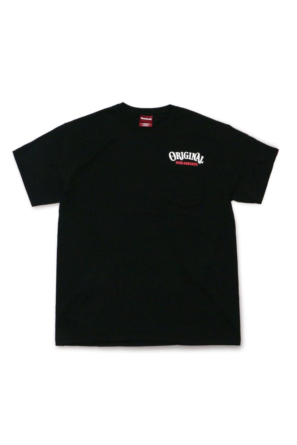 HIDE AND SEEK - ×TENDERLOIN POCKET S/S TEE (BLACK