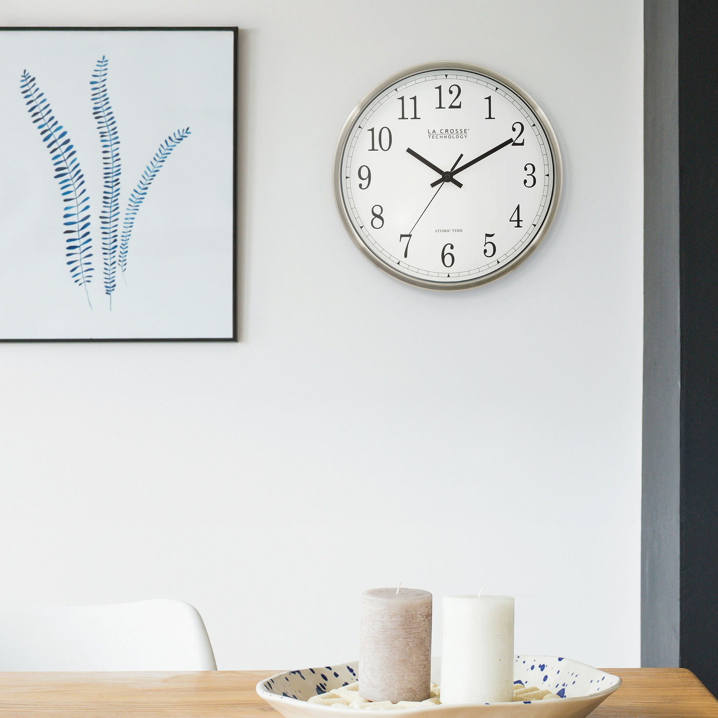 WT-3126BX1 12-inch Atomic Wall Clock