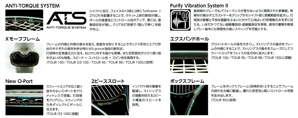 2026年モデル】Prince(プリンス)テニスラケット TOUR 100 305g（ツアー