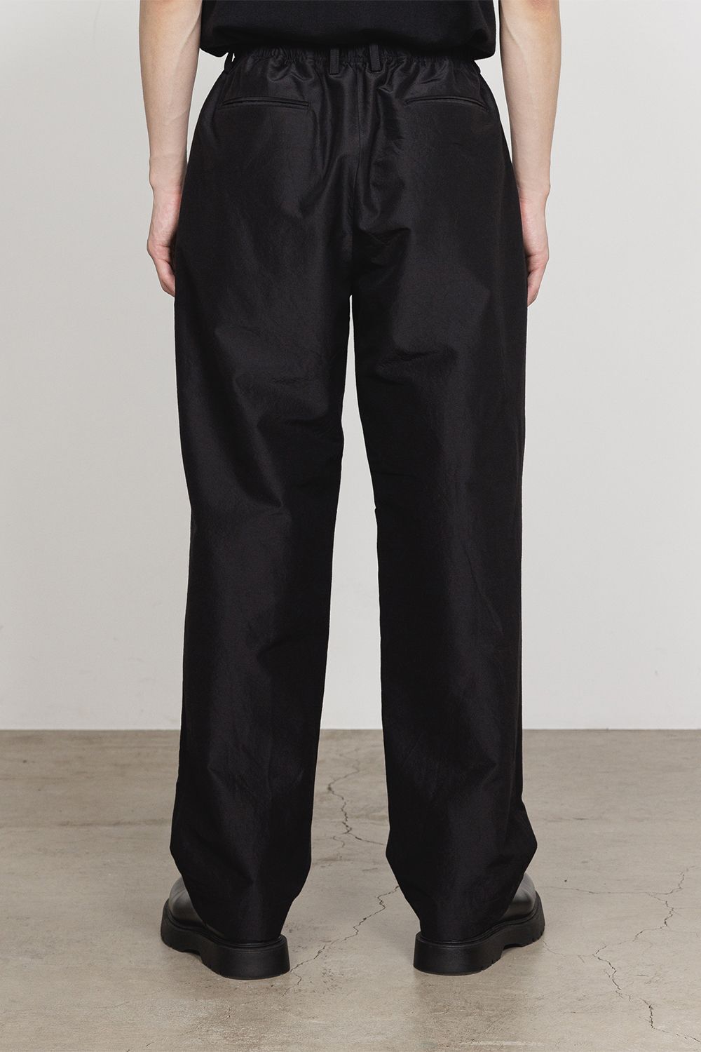 MARKAWARE - BRATAC SILK × ORGANIC WOOL TAFFETA REGULAR STRAIGHT