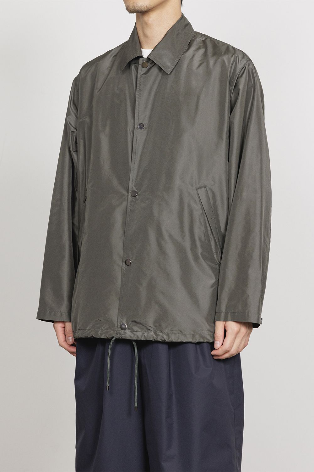 MARKAWARE - SILK TAFFETA COACH JACKET / シルクタフタ コーチ