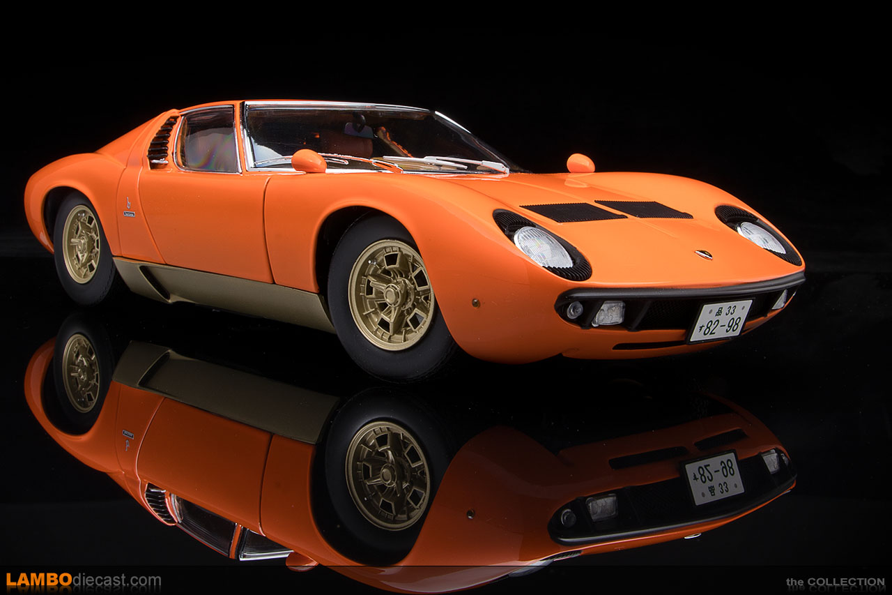 The 1/18 Lamborghini Miura P400S from Kyosho, a review by