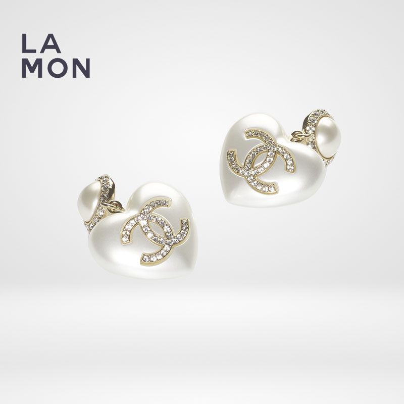 シャネル ピアス CHANEL EARRING AB7010 ココマーク メタル