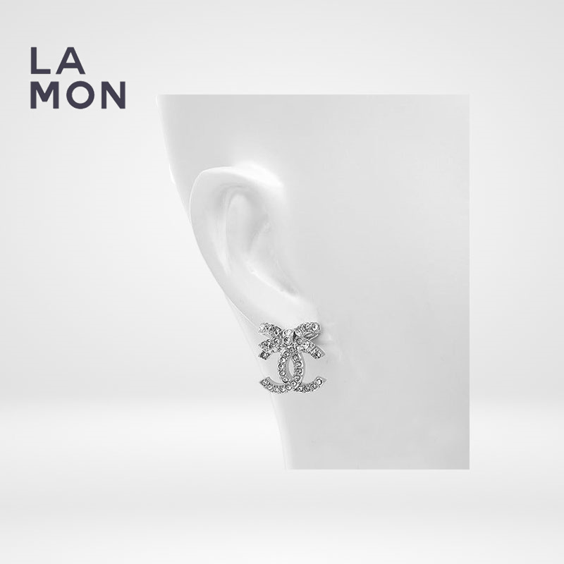 シャネル ピアス CHANEL EARRING ABA922 ココマーク メタル ストラス