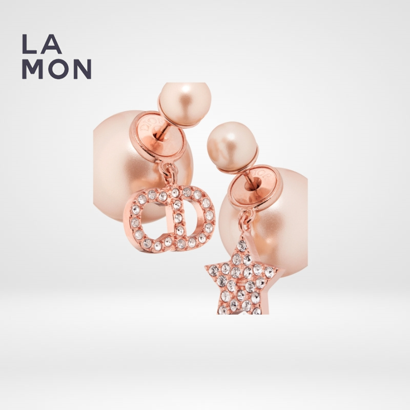 ディオール ピアス DIOR TRIBALES EARRINGS メタル レジン パール CD