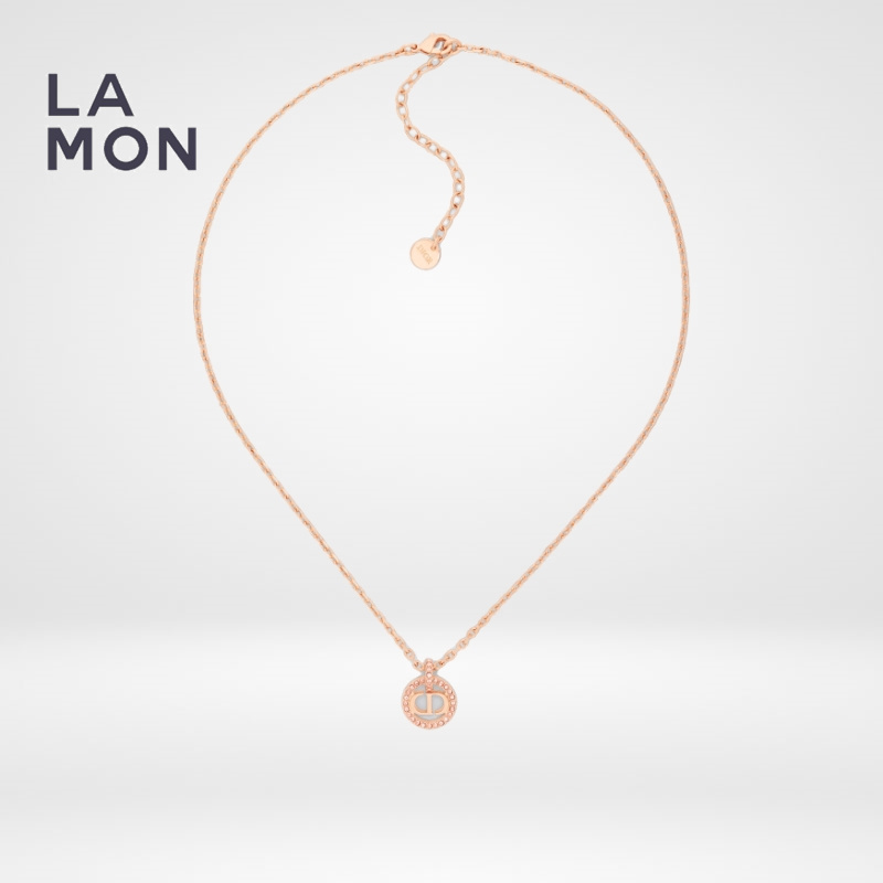 ディオール ネックレス DIOR PETIT CD NECKLACE メタル クリスタル