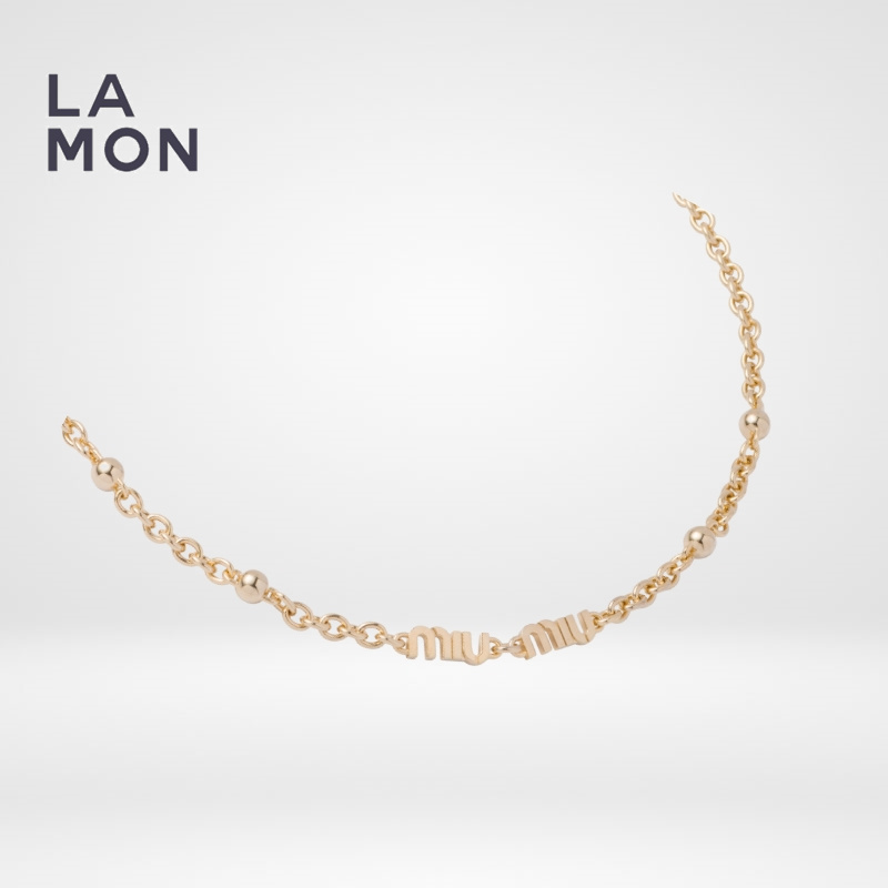 ミュウ ミュウ ネックレス MIU MIU METAL NECKLACE メタル ネックレス