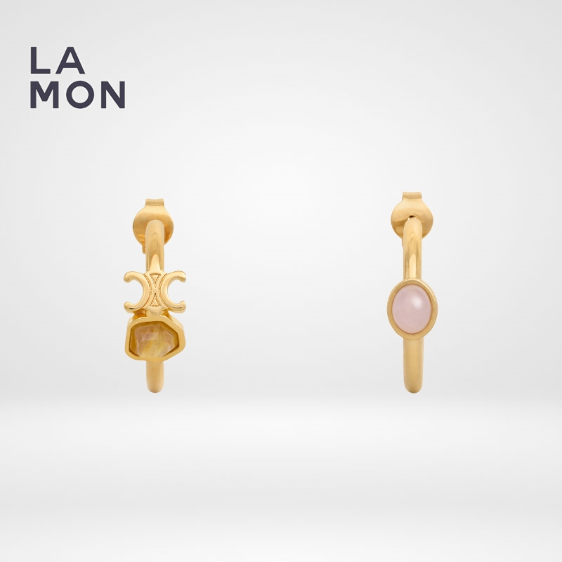 セリーヌ ピアス CELINE TRIOMPHE INDIE HOOPS メタル ピアス GOLD