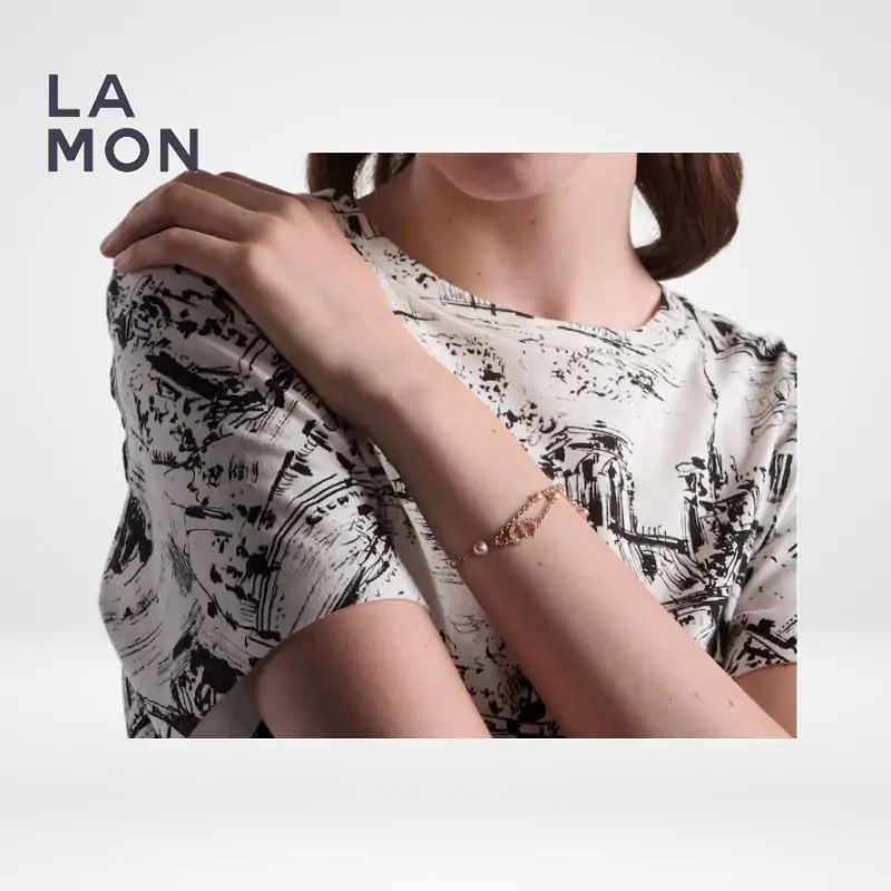 ディオール ブレスレット DIOR Petit CD Bracelet メタル レジン