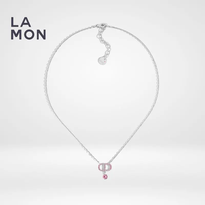 ディオール ネックレス DIOR Petit CD Necklace メタル クリスタル