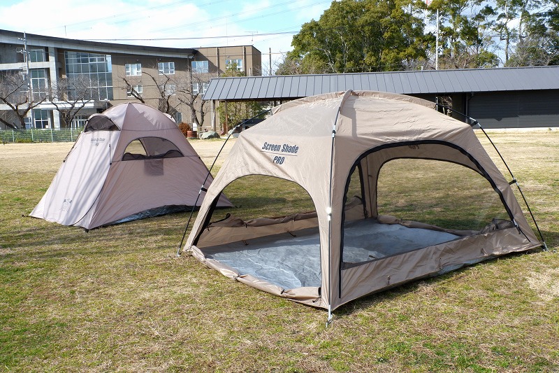 お花見や海水浴にピッタリ！コールマンの簡単設営シェード2アイテムを