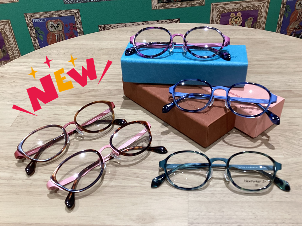 NEW YORKER Jr.の新作入荷しました。| こどもめがね専門店 ラプシレ